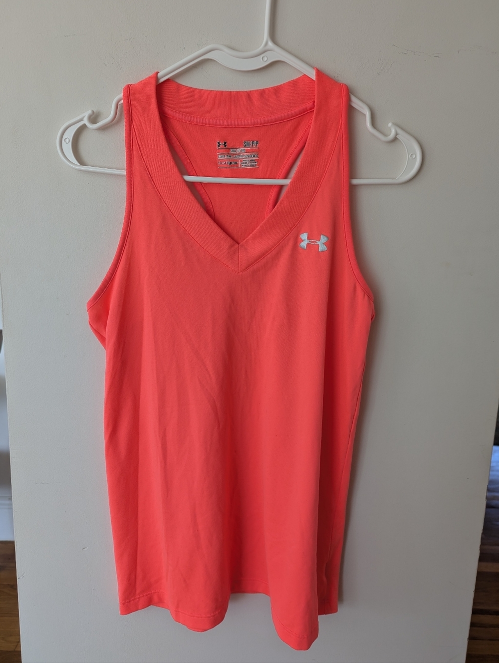Neon Coral Under Armour Tank Top